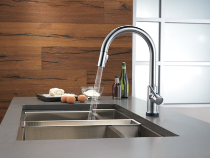 Delta Trinsic 9159T Single Handle Pull-Down Kitchen Faucet with TouchTouch 2O Technology