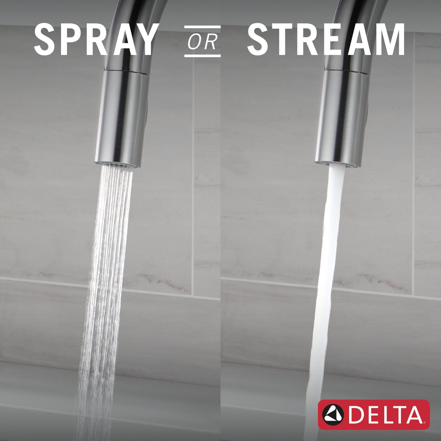 Delta Trinsic 9159TLV VoiceIQ Kitchen Faucet with TouchTouch 2O Technology with Touchless Technology