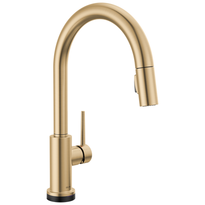 Delta Trinsic 9159TLV VoiceIQ Kitchen Faucet with TouchTouch 2O Technology with Touchless Technology