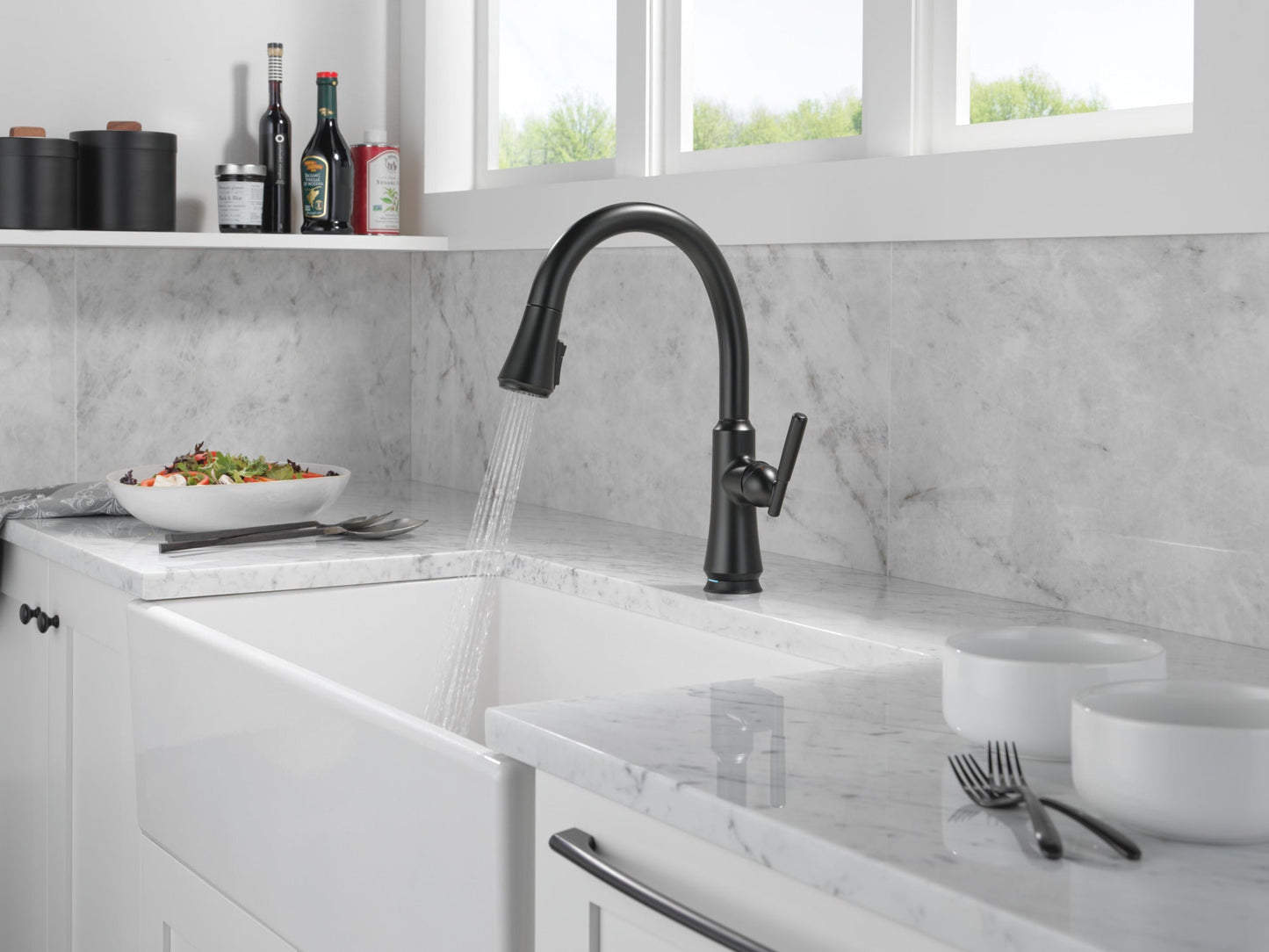 Delta Coranto 9179TL TouchTouch 2O Technology Kitchen Faucet with Touchless Technology