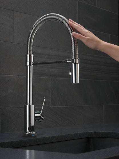 Delta Trinsic 9659T Single-Handle Pull-Down Spring Kitchen Faucet with TouchTouch 2O Technology
