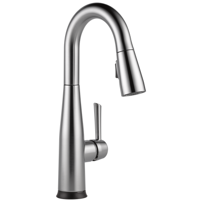 Delta Essa 9913T Single Handle Pull-Down Bar / Prep Faucet with TouchTouch 2O Technology