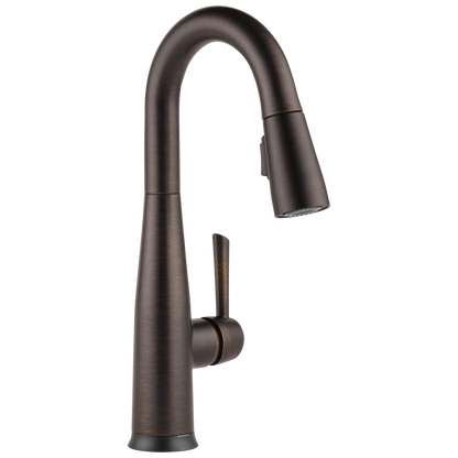 Delta Essa 9913T Single Handle Pull-Down Bar / Prep Faucet with TouchTouch 2O Technology