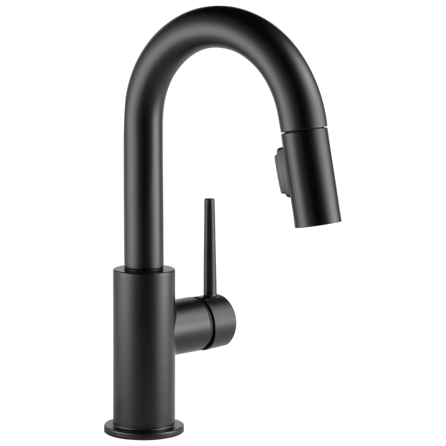 Delta Trinsic 9959 Single Handle Pull-Down Bar / Prep Faucet, matte black