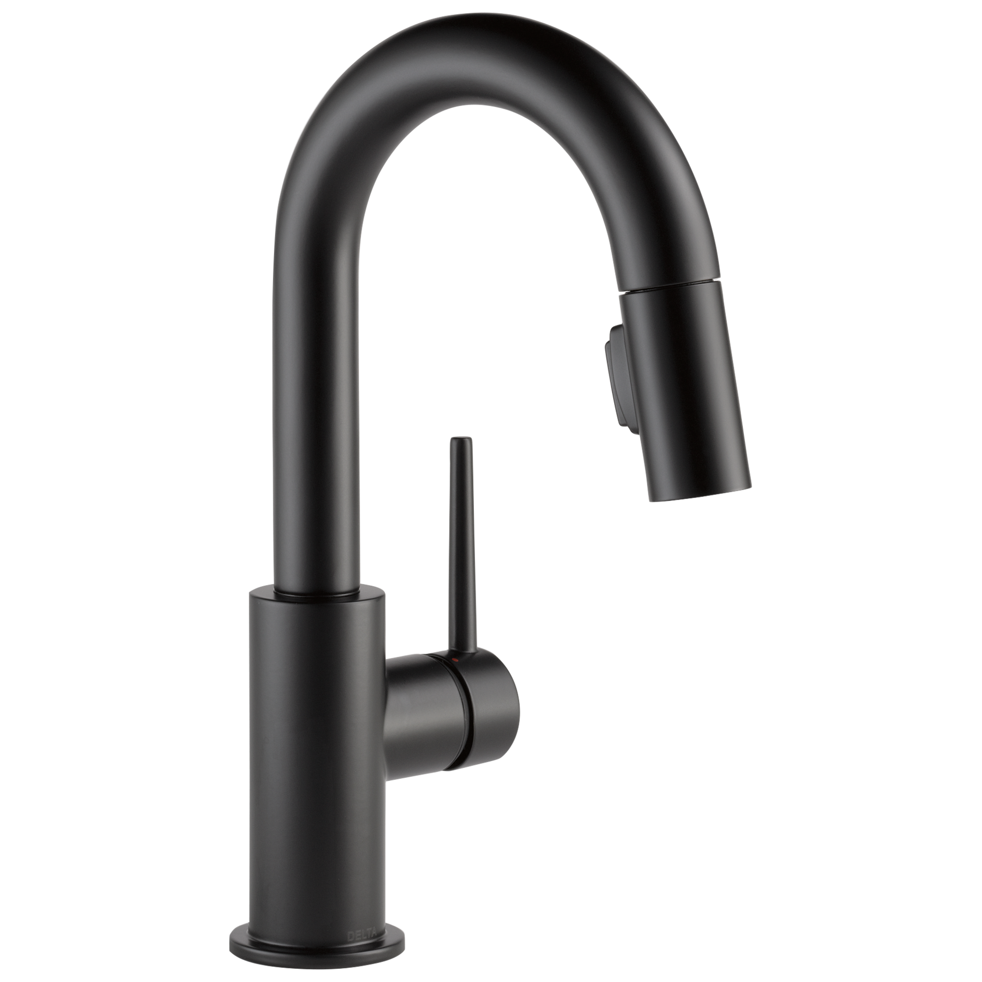 Delta Trinsic 9959 Single Handle Pull-Down Bar / Prep Faucet, matte black