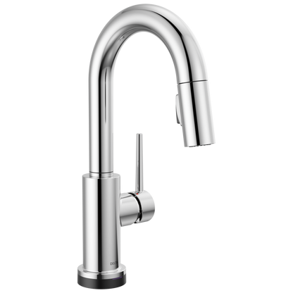 Delta Trinsic 9959T Single Handle Pull-Down Bar / Prep Faucet with TouchTouch 2O Technology