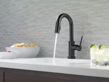 Delta Trinsic 9959T Single Handle Pull-Down Bar / Prep Faucet with TouchTouch 2O Technology