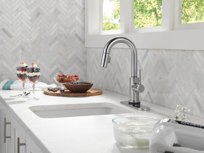 Delta Trinsic 9959TL Touch2O Bar / Prep Faucet with Touchless Technology