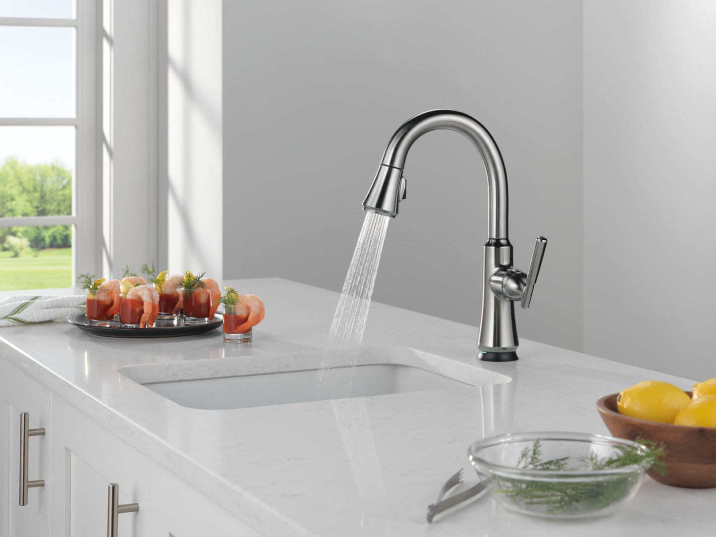 Delta Coranto 9979TL Touch2O Bar / Prep Faucet with Touchless Technology