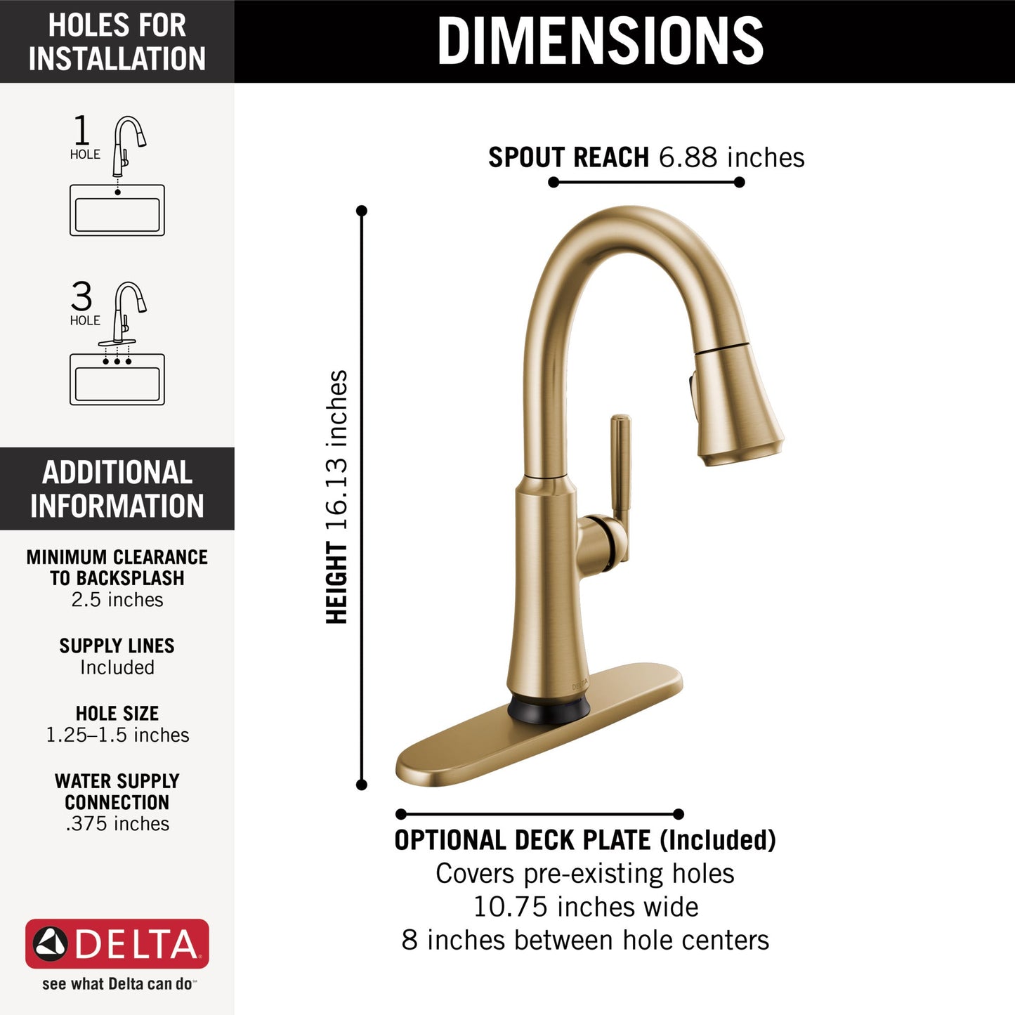 Delta Coranto 9979TL Touch2O Bar / Prep Faucet with Touchless Technology