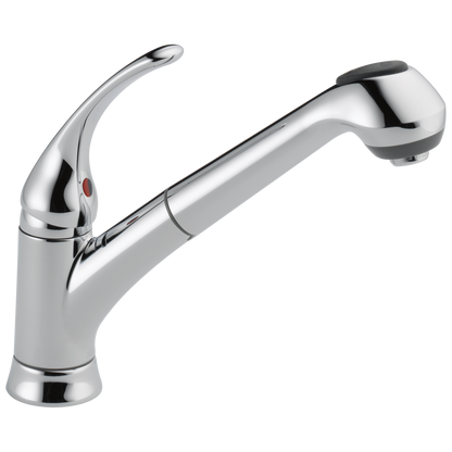 Delta Foundations B4310LF Single Handle Pull-Out Kitchen Faucet