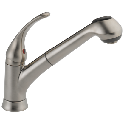 Delta Foundations B4310LF Single Handle Pull-Out Kitchen Faucet