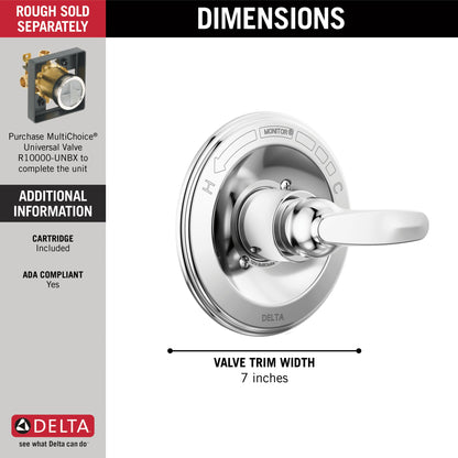 Delta Foundations BT13010 Monitor 13 Series Valve Only Trim
