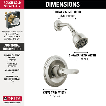 Delta Foundations BT13210 Monitor 13 Series Shower Trim