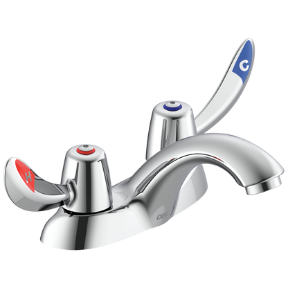 Commercial 21C 21C152 Two Handle Centerset Bathroom Faucet - Less Pop-Up