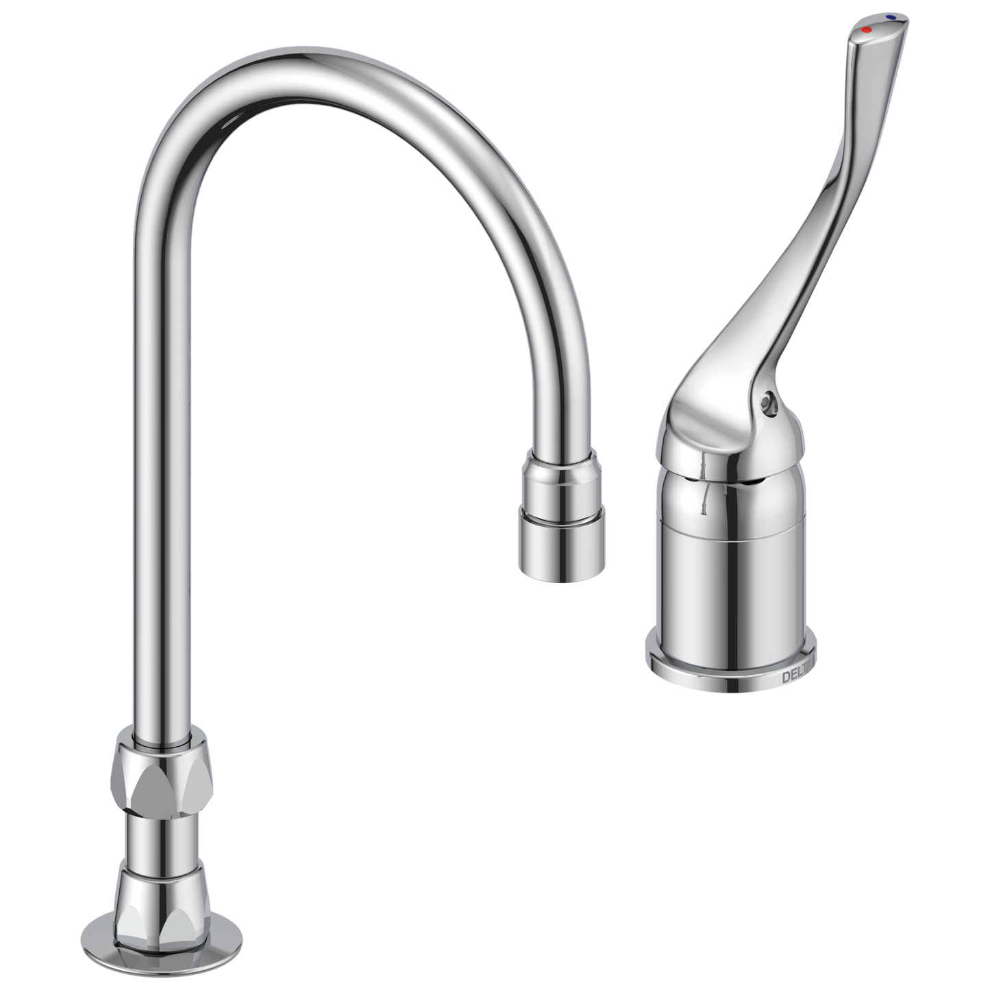 Commercial 24T2 24T2643 Single Control Mixing Faucet with Gooseneck Spout - Less Pop-Up