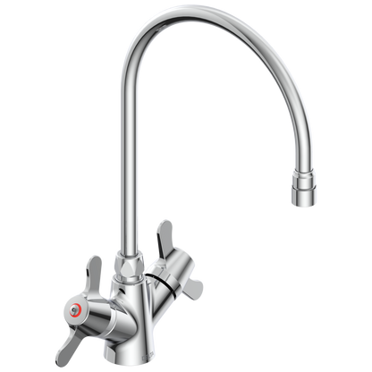 Commercial 25C3 25C3937 Two Handle Single Shank Mixing Faucet
