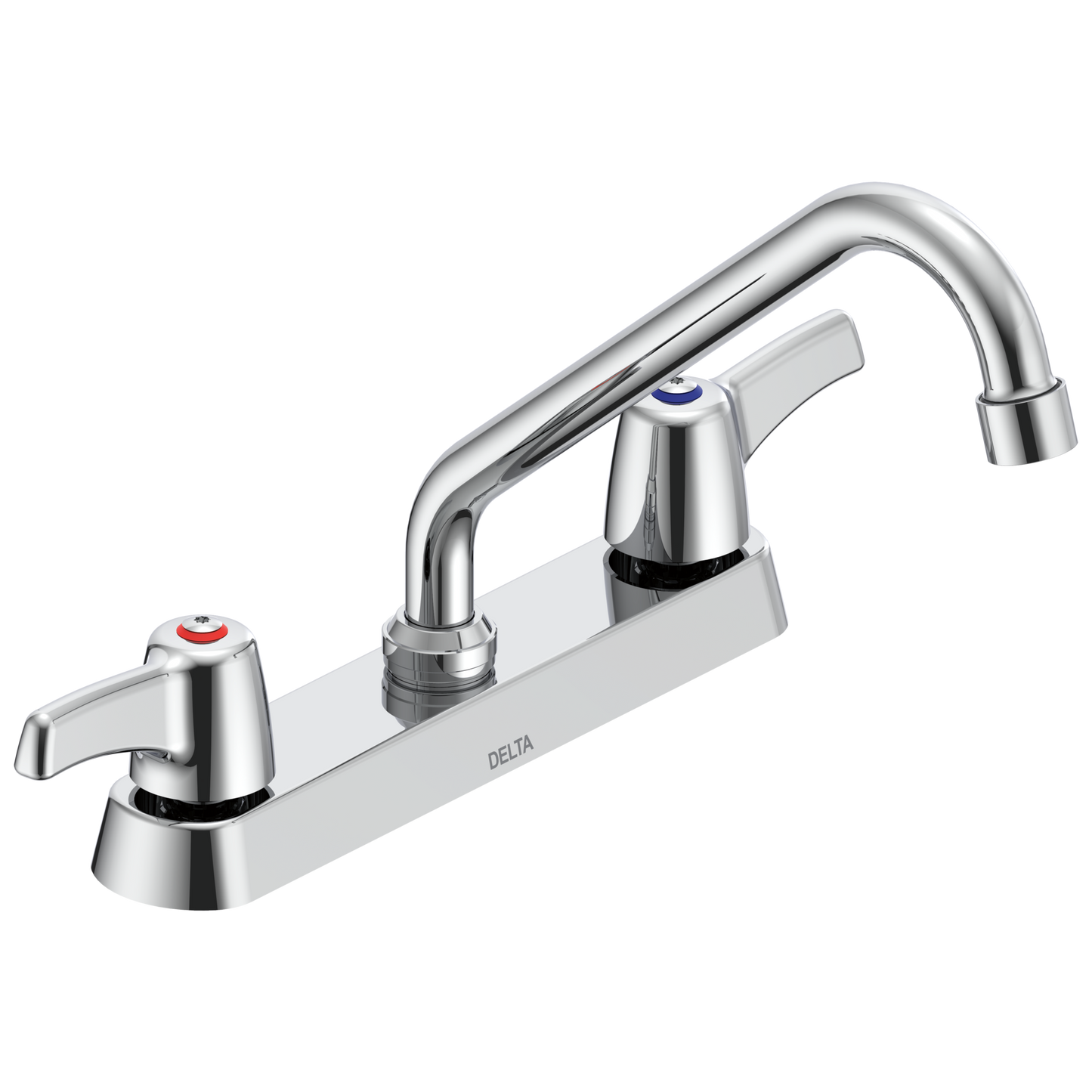 Commercial 26C3 26C3223 Two Handle 8 In Cast Deck-Mount Faucet