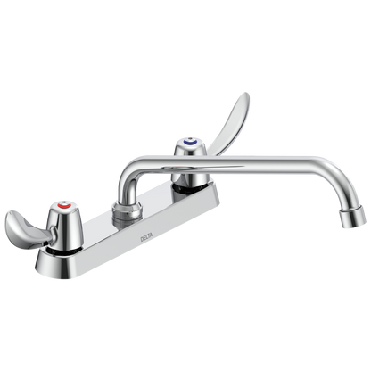 Commercial 26C3 26C3232 Two Handle 8 In Cast Deck-Mount Faucet