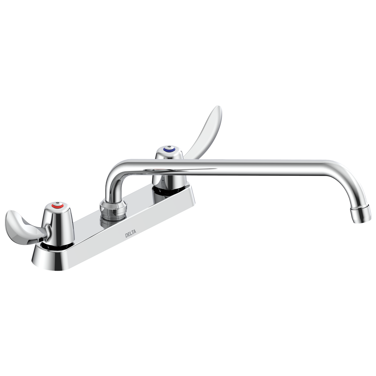 Commercial 26C3 26C3242 Two Handle 8 In Cast Deck-Mount Faucet