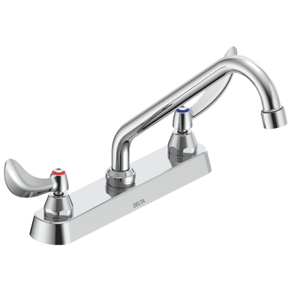 Commercial 26C3 26C3244 Two Handle 8 In Cast Deck-Mount Faucet