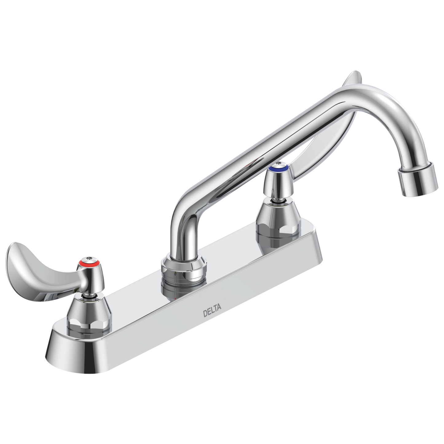 Commercial 26C3 26C3244 Two Handle 8 In Cast Deck-Mount Faucet