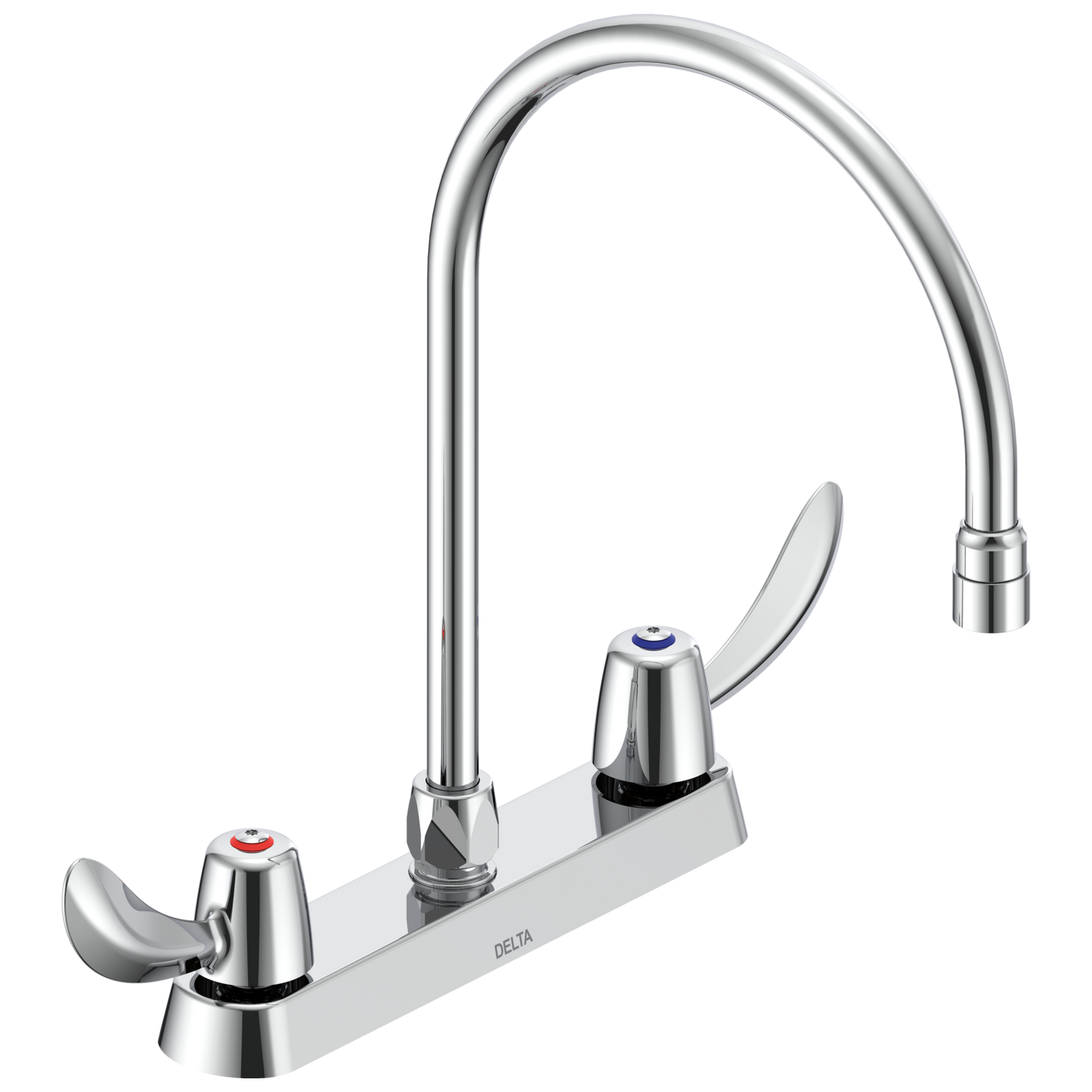Commercial 26C3 26C3942 Two Handle 8 In Cast Deck-Mount Faucet