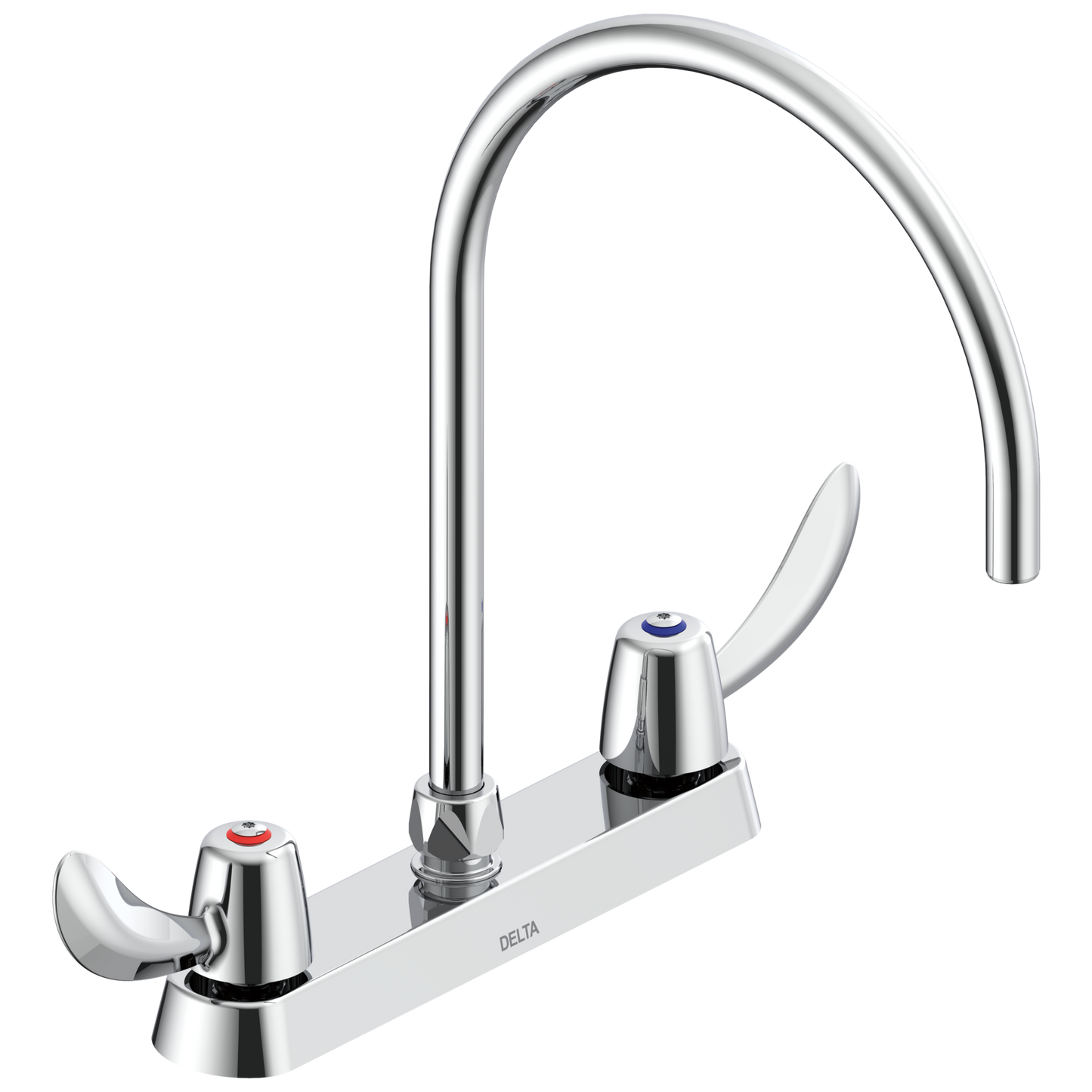 Commercial 26C3 26C3972 Two Handle 8 In Cast Deck-Mount Faucet