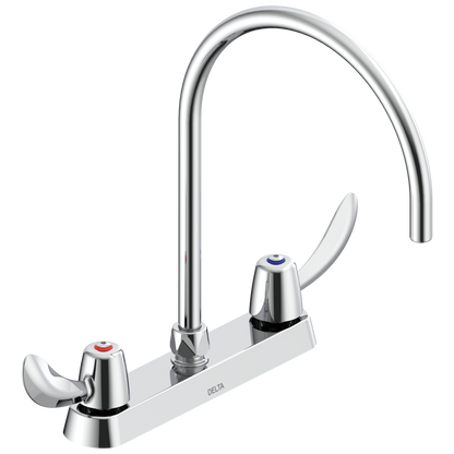 Commercial 26C3 26C3972 Two Handle 8 In Cast Deck-Mount Faucet