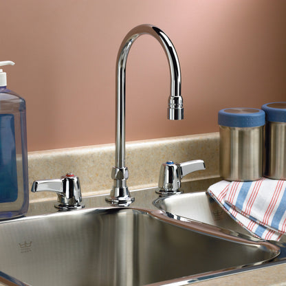 Commercial 27C1 / 27C2 27C2943 Two Handle 8 In Below Deck-Mount Faucet