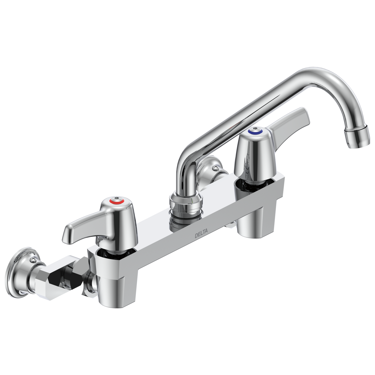 Commercial 28C3 / 28C4 / 28C6 28C4243 Two Handle 8 In Wallmount Service Sink Faucet