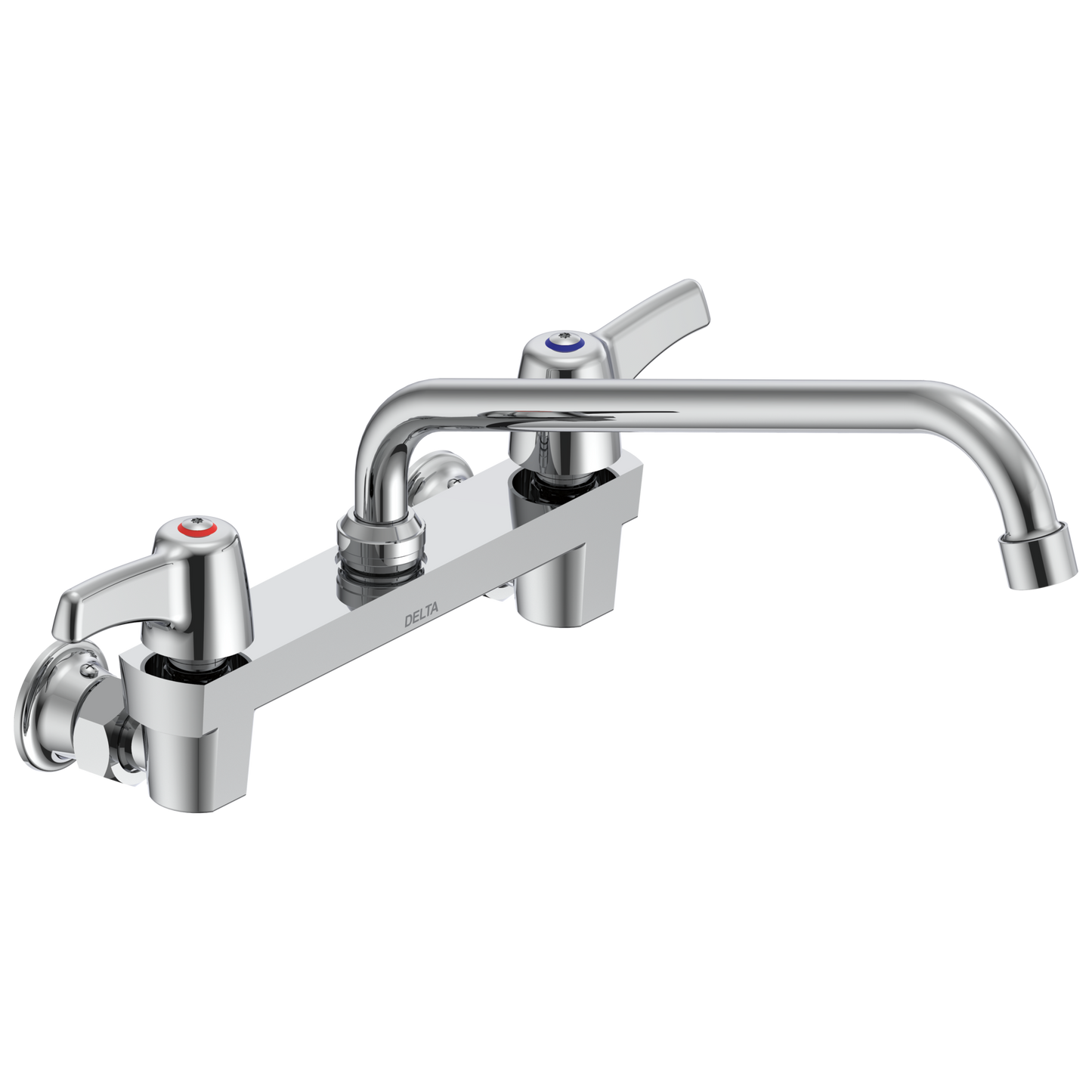 Commercial 28C3 / 28C4 / 28C6 28C4443 Two Handle 8 In Wallmount Service Sink Faucet