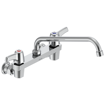 Commercial 28C3 / 28C4 / 28C6 28C4443 Two Handle 8 In Wallmount Service Sink Faucet