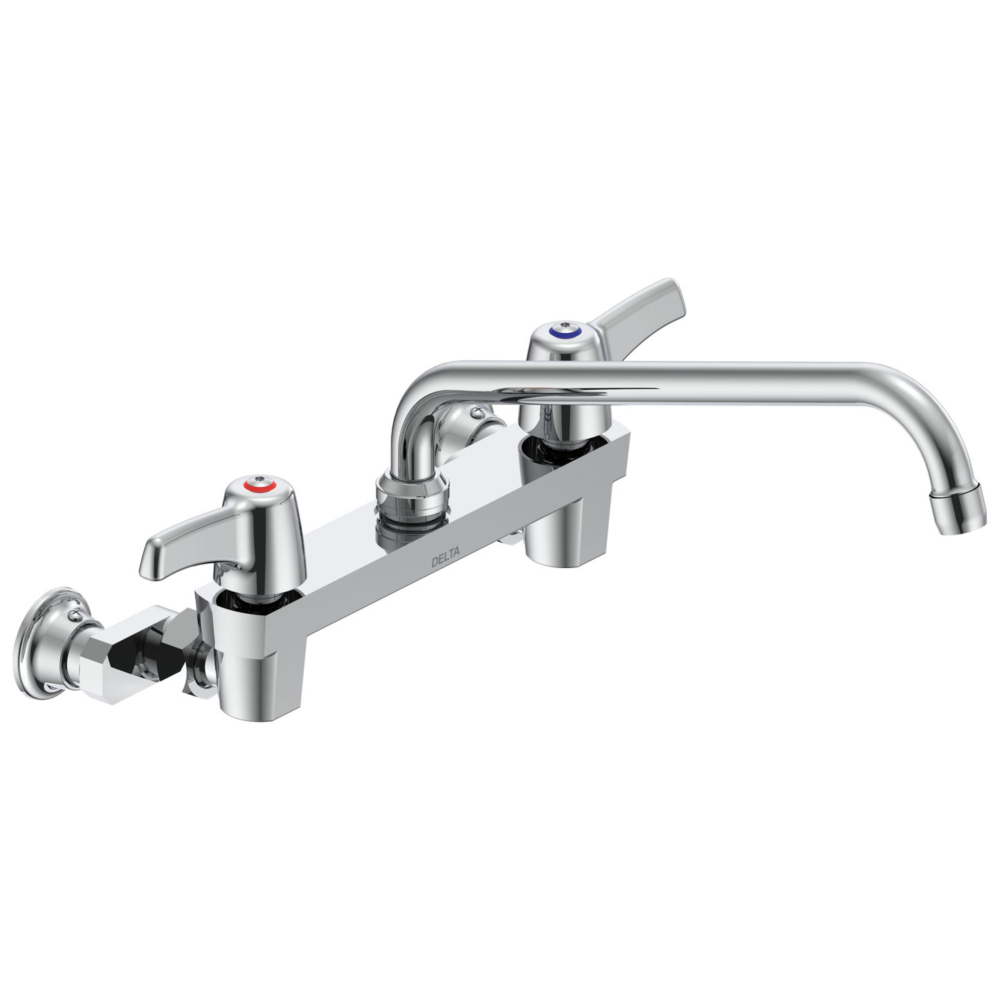 Commercial 28C3 / 28C4 / 28C6 28C4443 Two Handle 8 In Wallmount Service Sink Faucet