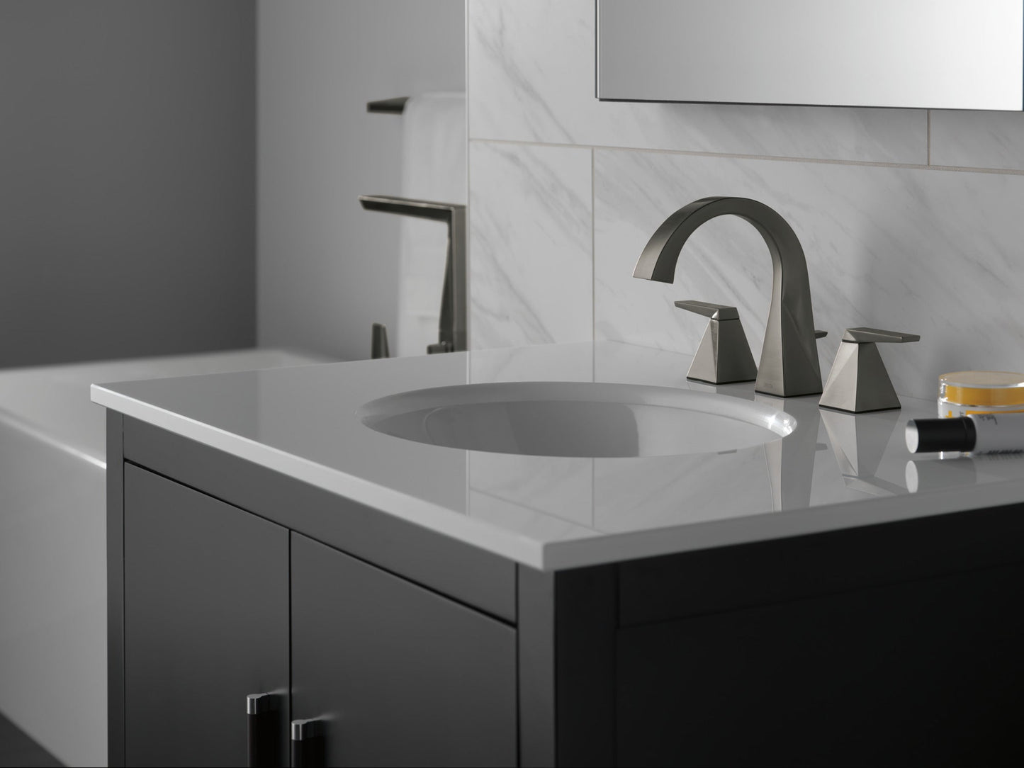 Delta Trillian™: Two Handle Widespread Bathroom Faucet