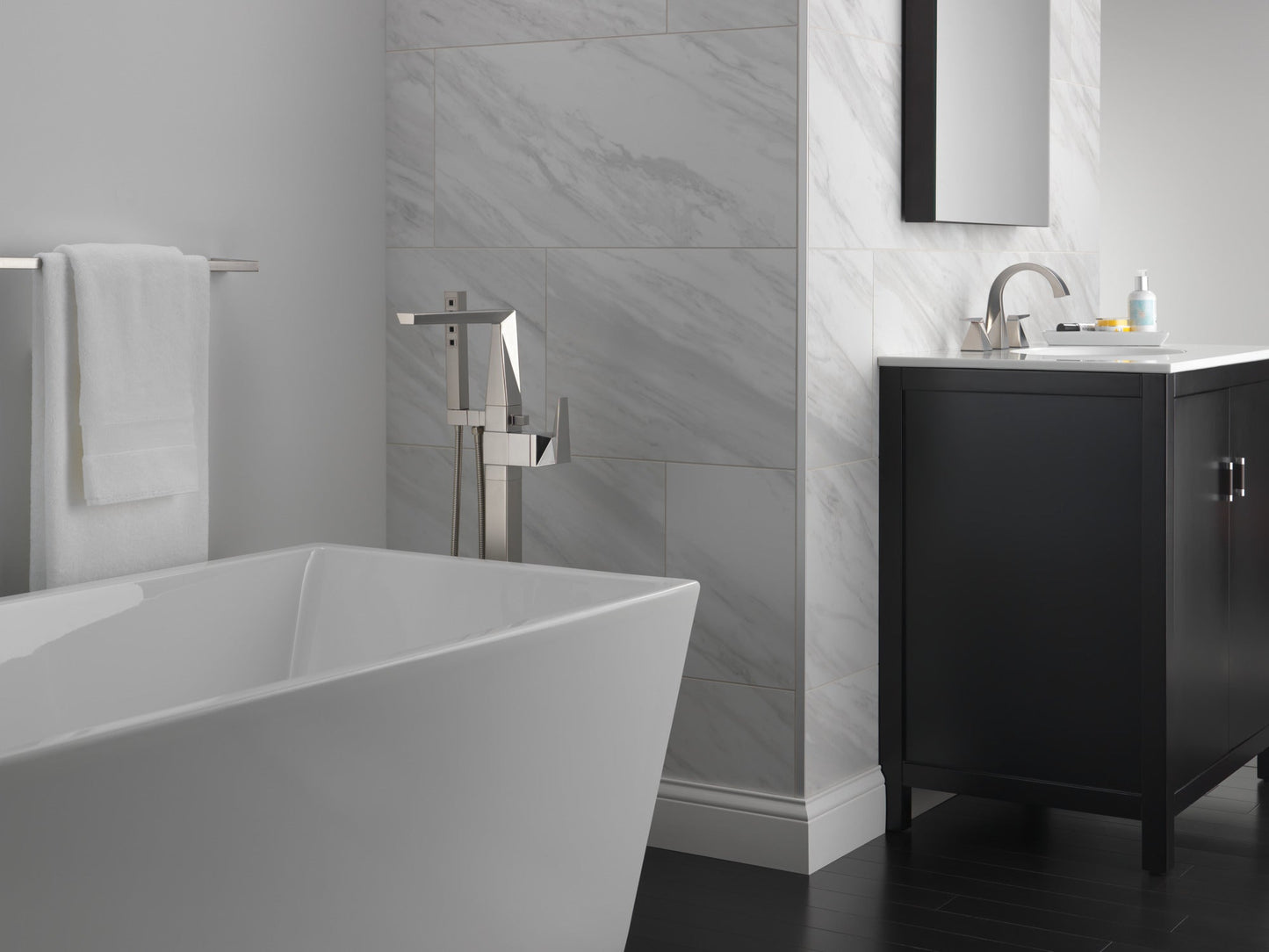 Delta Trillian™: Two Handle Widespread Bathroom Faucet
