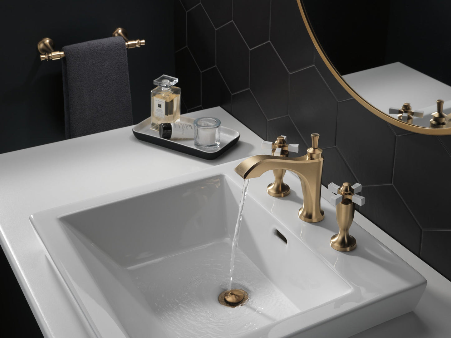 Delta Dorval 3557 Two Handle Widespread Bathroom Faucet