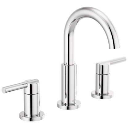 Delta Nicoli 35749LF Two Handle Widespread Bathroom Faucet, chrome