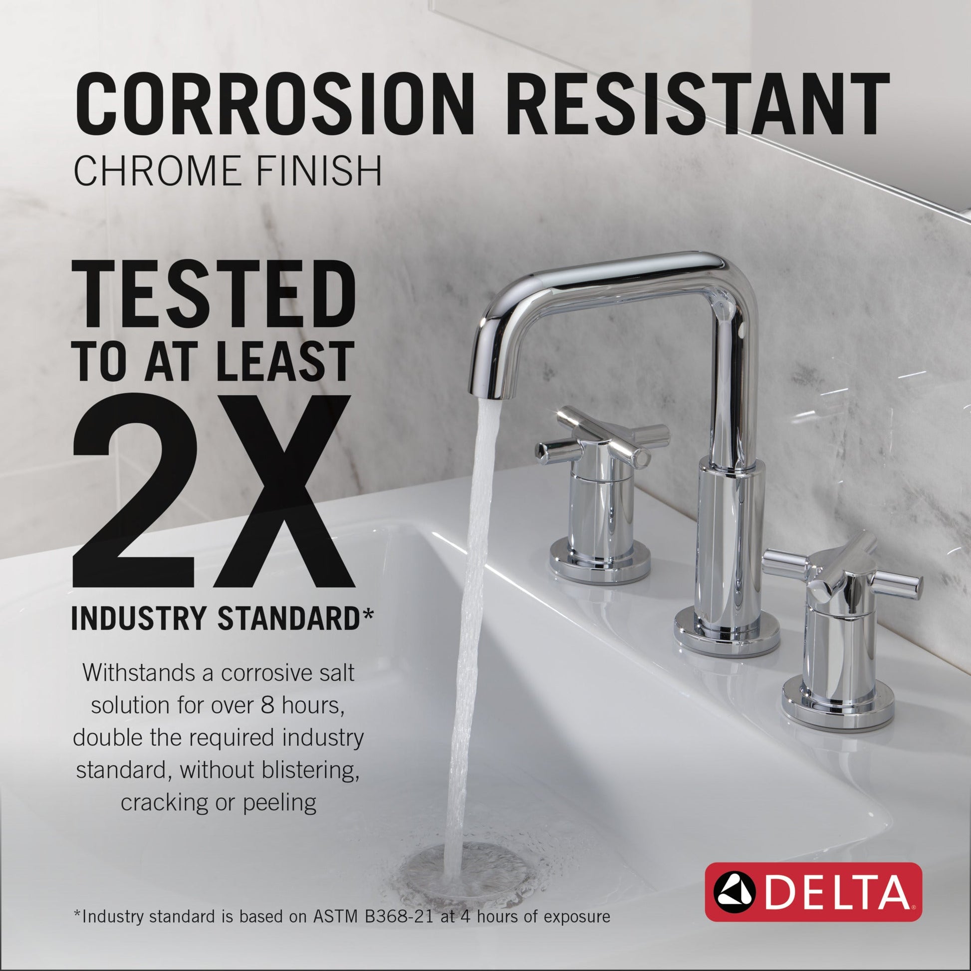 Delta Nicoli: Two Handle Widespread Bathroom Faucet