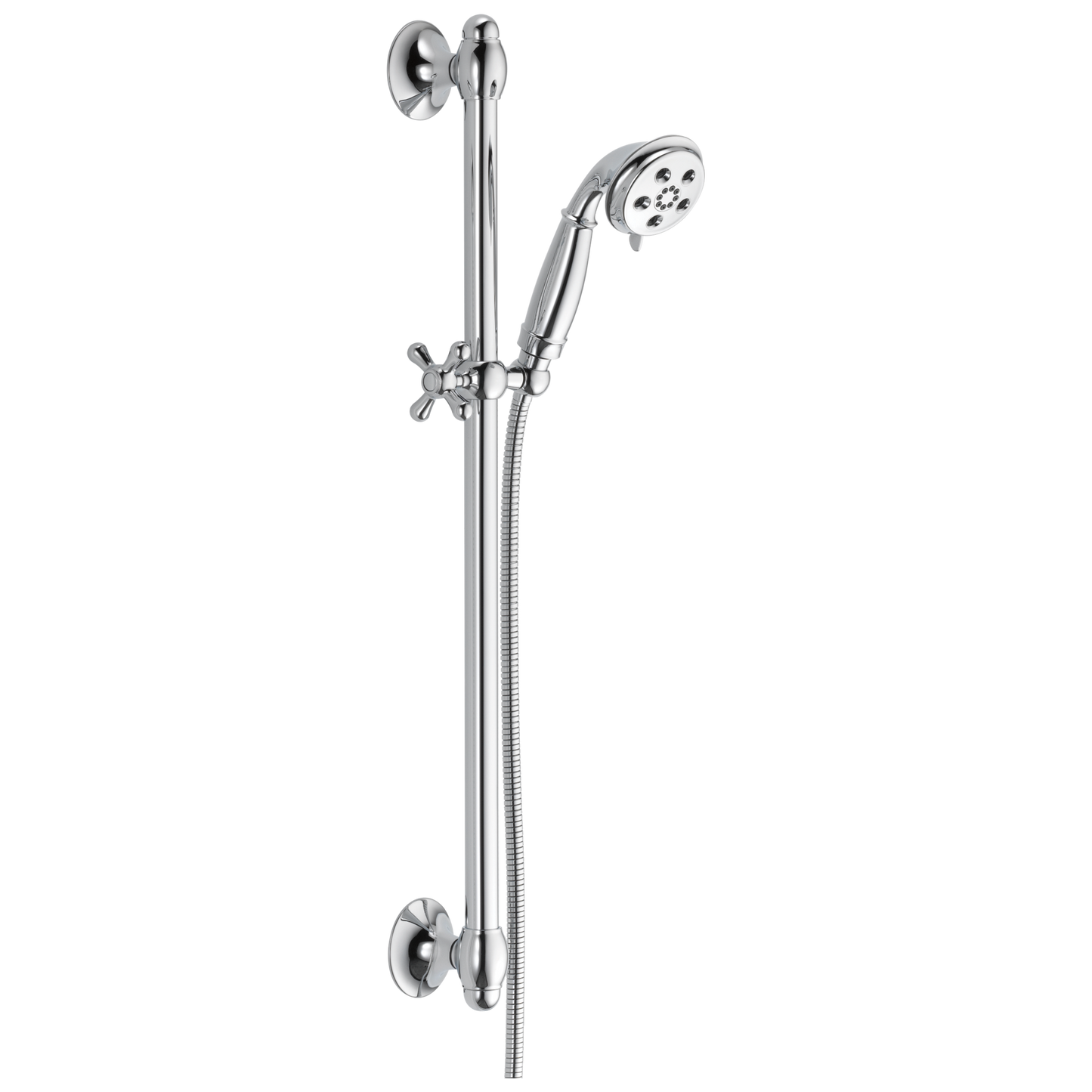 Delta Universal Showering Components 51308 H2OKINETIC 3-Setting Slide Bar Hand Shower