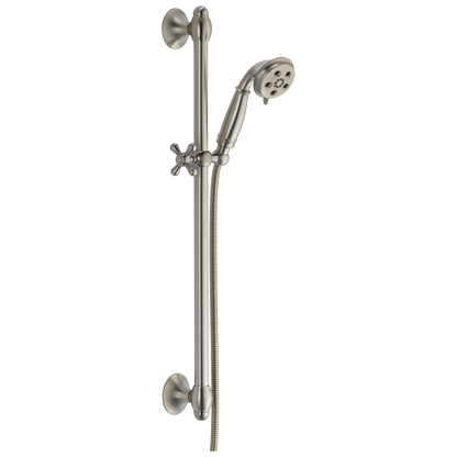 Delta Universal Showering Components 51308 H2OKINETIC 3-Setting Slide Bar Hand Shower