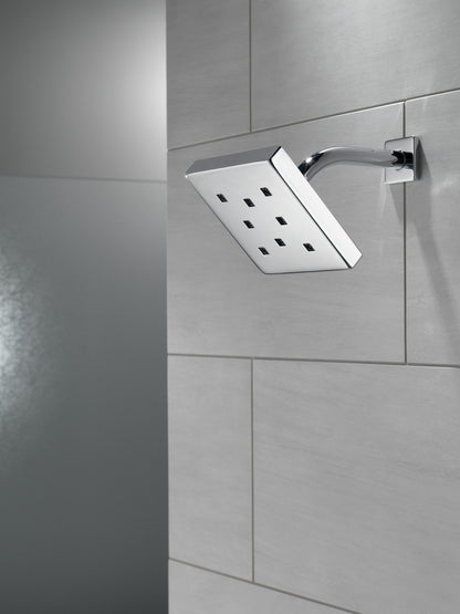 Delta Universal Showering Components 52171 H2OKINETIC Single-Setting Metal Raincan Shower Head