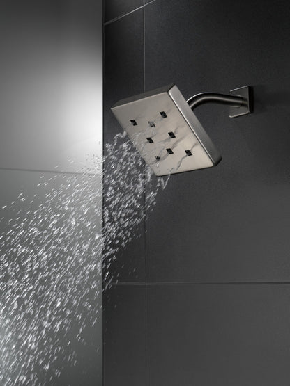 Delta Universal Showering Components 52171 H2OKINETIC Single-Setting Metal Raincan Shower Head
