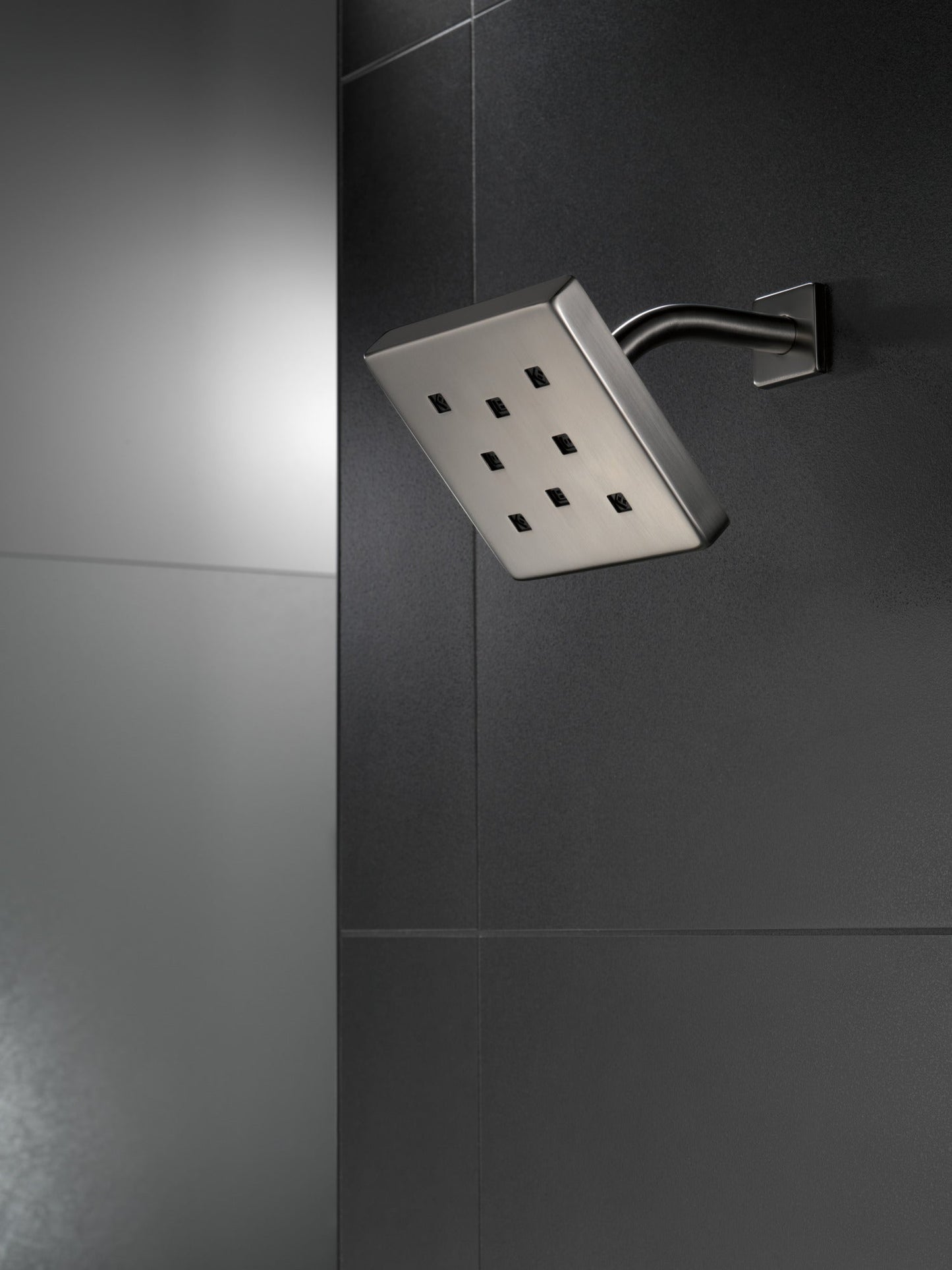 Delta Universal Showering Components 52171 H2OKINETIC Single-Setting Metal Raincan Shower Head
