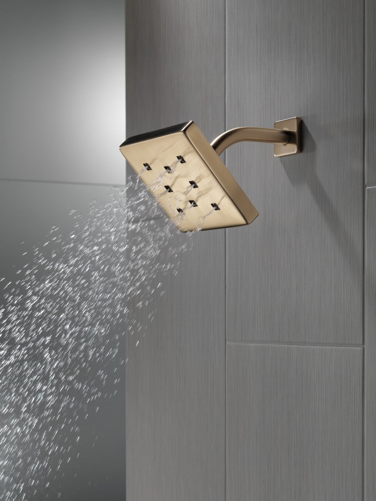 Delta Universal Showering Components 52171 H2OKINETIC Single-Setting Metal Raincan Shower Head
