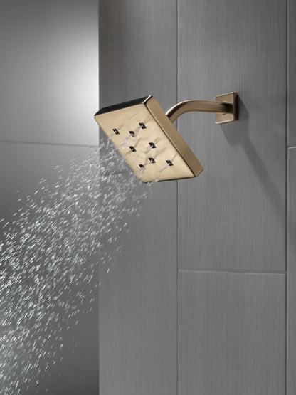 Delta Universal Showering Components 52171 H2OKINETIC Single-Setting Metal Raincan Shower Head