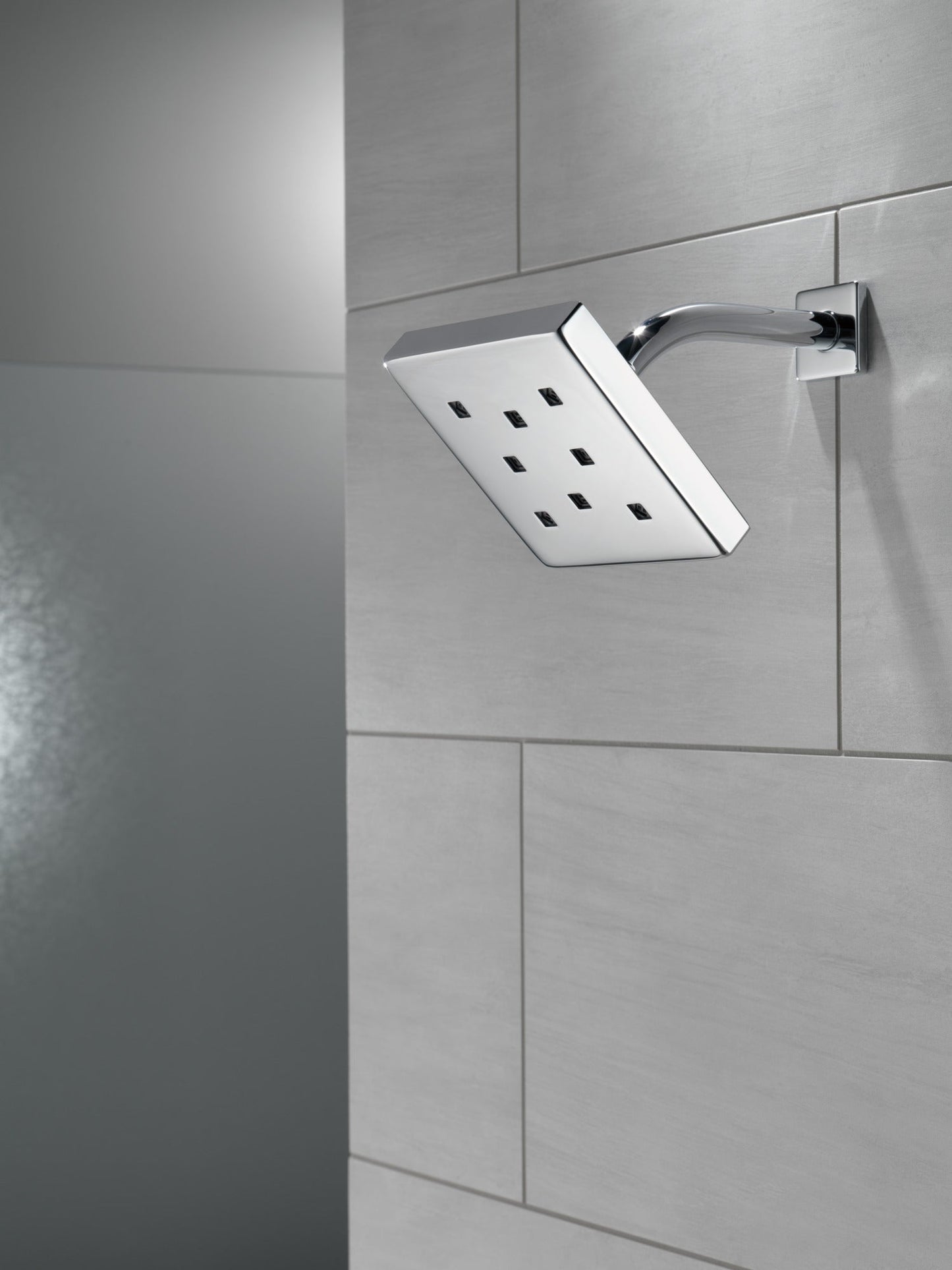 Delta Universal Showering Components 52171 H2OKINETIC Single-Setting Metal Raincan Shower Head