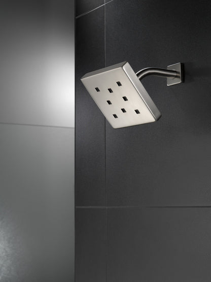 Delta Universal Showering Components 52171 H2OKINETIC Single-Setting Metal Raincan Shower Head