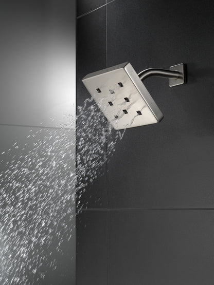 Delta Universal Showering Components 52171 H2OKINETIC Single-Setting Metal Raincan Shower Head