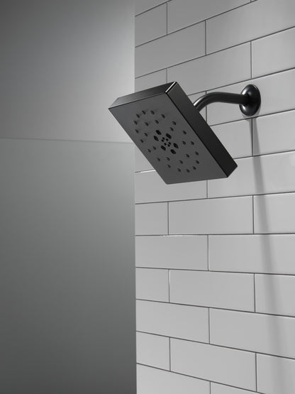 Delta Universal Showering Components 52484 H2Okinetic 4-Setting Shower Head with Ultrasoak, matte black - view 3